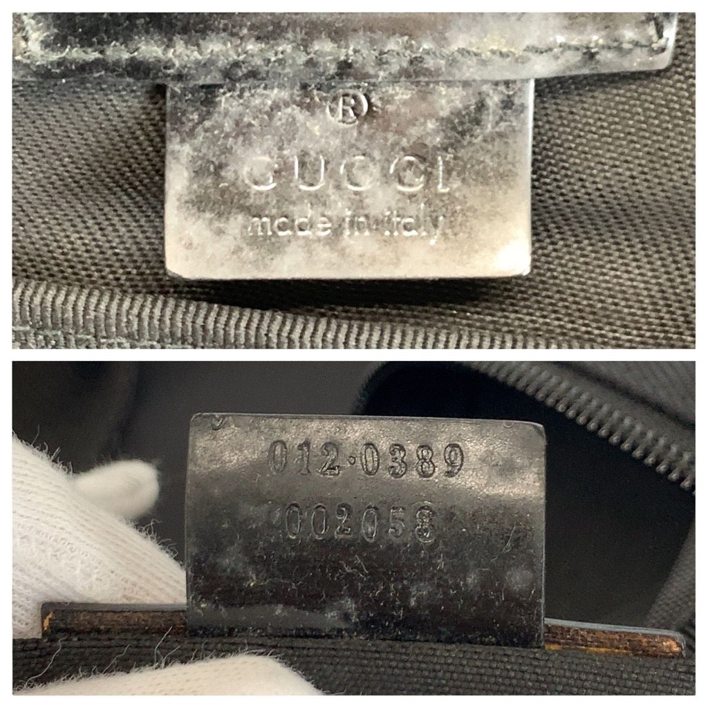 Gucci Black Silver Nylon 012 Boston — view 4