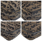 Dior Trotter Black Beige Gold Canvas Shoulder Bag Pochette — view 3