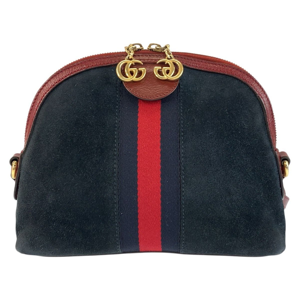 Gucci Sherry Line Ophidia Navy Red Gold Shoulder Bag Pochette — view 2