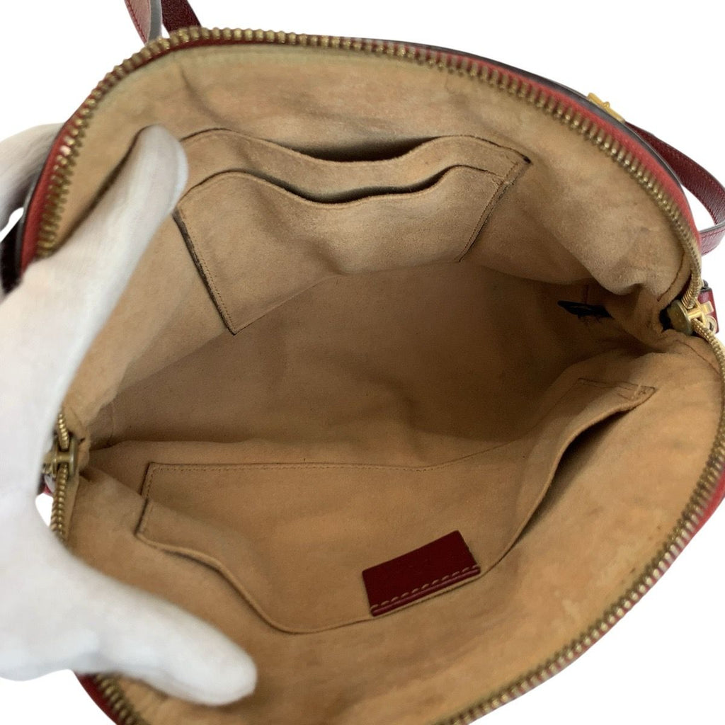 Gucci Sherry Line Ophidia Navy Red Gold Shoulder Bag Pochette — view 8