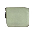 Hermes Azap Silk in Compact Light Green Silver Veau Coin Purse