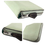 Hermes Azap Silk in Compact Light Green Silver Veau Coin Purse — view 6
