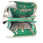 Hermes Azap Silk in Compact Light Green Silver Veau Coin Purse — view 8