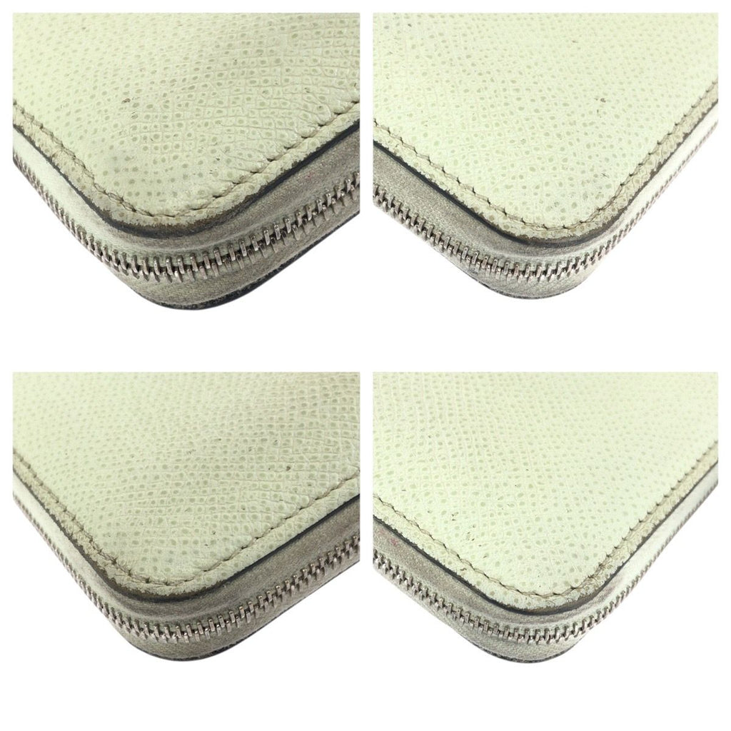 Hermes Azap Silk in Compact Light Green Silver Veau Coin Purse — view 3