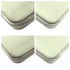 Hermes Azap Silk in Compact Light Green Silver Veau Coin Purse — view 3