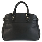 Louis Vuitton Epi Passy PM Noir Black Silver Leather Tote — view 2