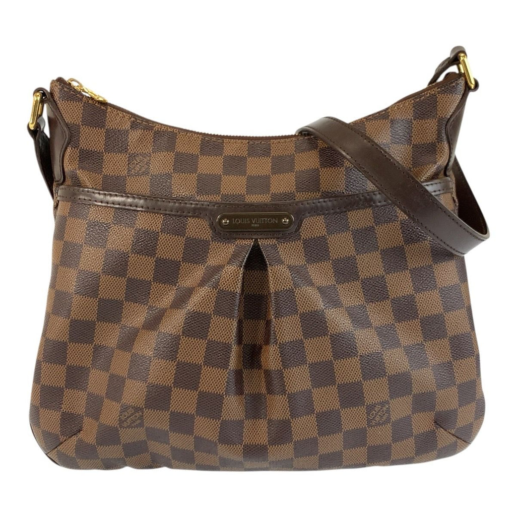 Louis Vuitton Damier Blue Msbeli PM Brown Gold Shoulder