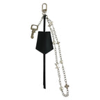 Louis Vuitton LV Initial Midnight Pearl Stacking Black Silver Leather — view 2