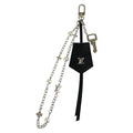 Louis Vuitton LV Initial Midnight Pearl Stacking Black Silver Leather
