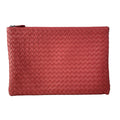 Bottega Veneta Clutch Intrecciato Bordeaux Leather