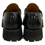 Gucci Loafers 38 Horsebit Black Thick Sole Leather — view 6