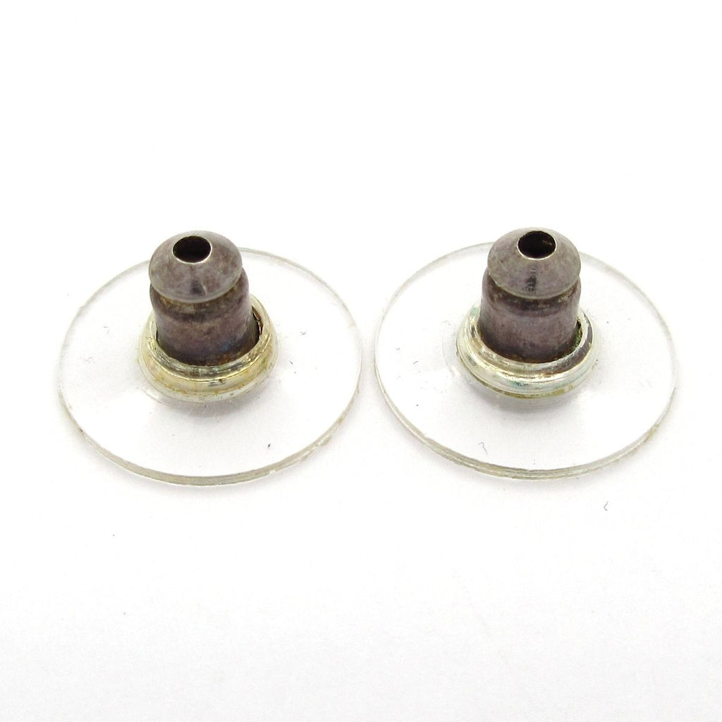 Chanel Earrings Silver White Pearl CC Logo — view 6