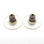 Chanel Earrings Silver White Pearl CC Logo — view 6