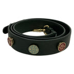 Dior Shoulder Strap Dark Green Gold Multi Leather — view 2