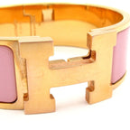 Hermes Bangle Clic Clac Pink Gold Bracelet — view 5