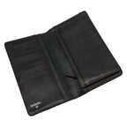 Chanel Wallet Quilted Black Silver Lame — view 3