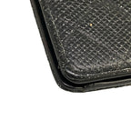 Chanel Wallet Quilted Black Silver Lame — view 8