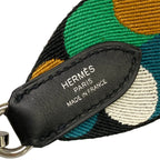 Hermes Shoulder Strap Bandouliere Sangles Flipper Ball 50 mm Black Vert — view 3