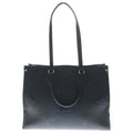 Louis Vuitton Monogram Empreinte On The Go MM Handbag Black Noir Leather Gold