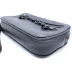 Louis Vuitton Monogram Empreinte Pochette Volga Pouch Case Second Black Leather — view 6