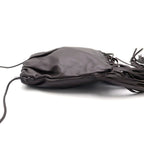 Bottega Veneta the Fringe Shoulder Leather Bag Dark Brown — view 3