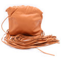 Bottega Veneta the Fringe Shoulder Leather Bag Brown