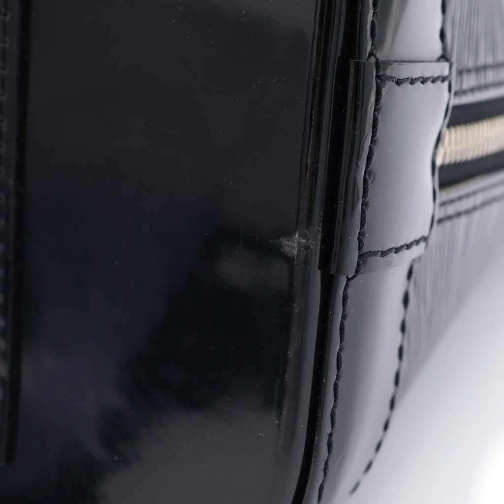 Louis Vuitton Epi Alma PM Noir Electric Leather Handbag Black — view 6