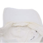 Celine Trio Patch Logo Cotton 6 Panel Baseball Cap Hat White — view 5