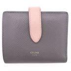 Celine Small Strap Wallet Bifold Gray