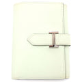 Hermes Bearn Combination Trifold Wallet Vert Peppermint Veau Epsom Silver