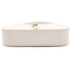Saint Laurent Suncassette One Mini Shoulder Bag Ivory Leather Gold — view 4