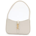 Saint Laurent Suncassette One Mini Shoulder Bag Ivory Leather Gold