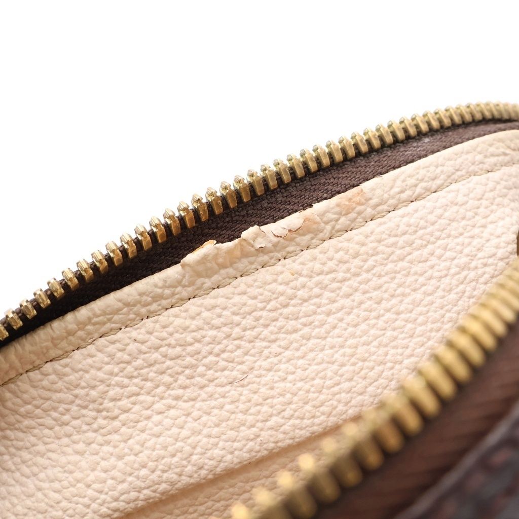 Louis Vuitton Monogram Spontini 2-Way Shoulder Bag Brown Leather Gold — view 6