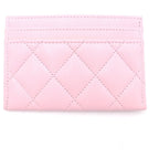 Chanel CC Logo Card Case Pink — view 2
