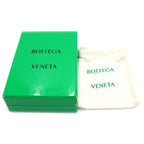 Bottega Veneta Maxi Intrecciato Compact Wallet Bifold Black Leather Gold — view 6
