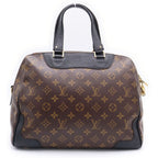 Louis Vuitton Monogram Macassar Retiro Handbag Brown Black Leather Gold — view 2