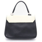 Louis Vuitton Lockme 2 Mechanical Lock Flower 2-Way Shoulder Bag White Black — view 2