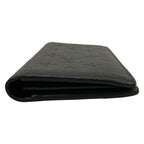 Louis Vuitton Wallet Monogram Shadow Portefeuille Brazza Black Leather — view 8