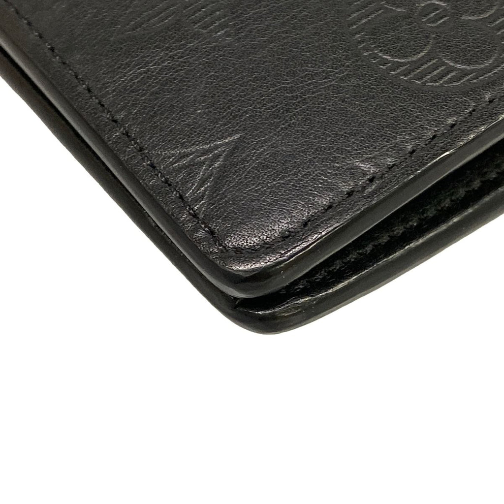 Louis Vuitton Wallet Monogram Shadow Portefeuille Brazza Black Leather — view 6