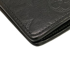 Louis Vuitton Wallet Monogram Shadow Portefeuille Brazza Black Leather — view 6
