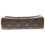 Louis Vuitton Monogram Pochette Kamiyu Brown Shoulder Bag Chain Leather Gold — view 4