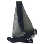 Prada Vitello Daino Belt Bag Gray Leather Silver — view 2
