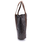 Louis Vuitton Monogram Cover Boble Tote Brown Leather Gold — view 3