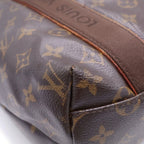 Louis Vuitton Monogram Cover Boble Tote Brown Leather Gold — view 5