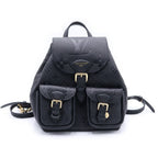 Louis Vuitton Monogram Empreinte Backup Backpack Black Leather Gold