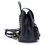Louis Vuitton Monogram Empreinte Backup Backpack Black Leather Gold — view 3