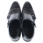 Louis Vuitton Epi Leather Double Monk Strap Dress Business Shoes Black — view 4