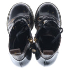 Louis Vuitton LV Star Trail Line Ankle Heels Boots Black Brown — view 4