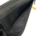 Chanel Wallet Black Zip Around Gold — view 4