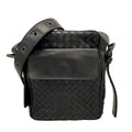 Bottega Veneta Shoulder Bag Intrecciato Black Leather